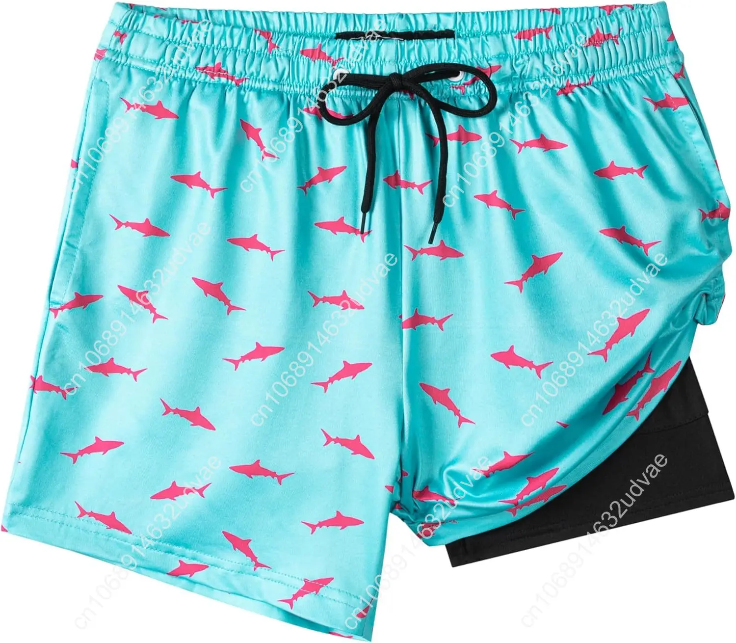 Swim Trunk Quick Dry - Jungen-Badehose mit Kompressionsfutter, dehnbare Badeshorts für