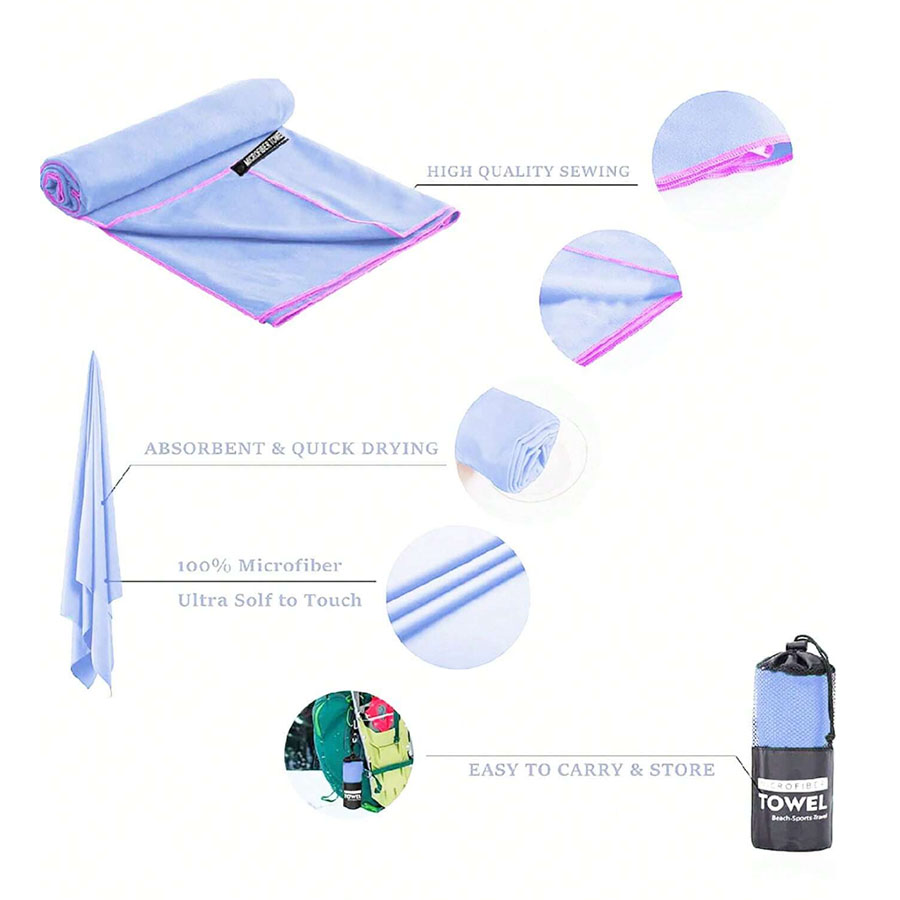 Schnell trocknendes Sporthandt – Beach Towel Large Bewertung und Preis